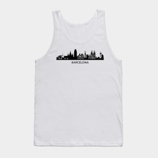 Barcelona Skyline Tank Top